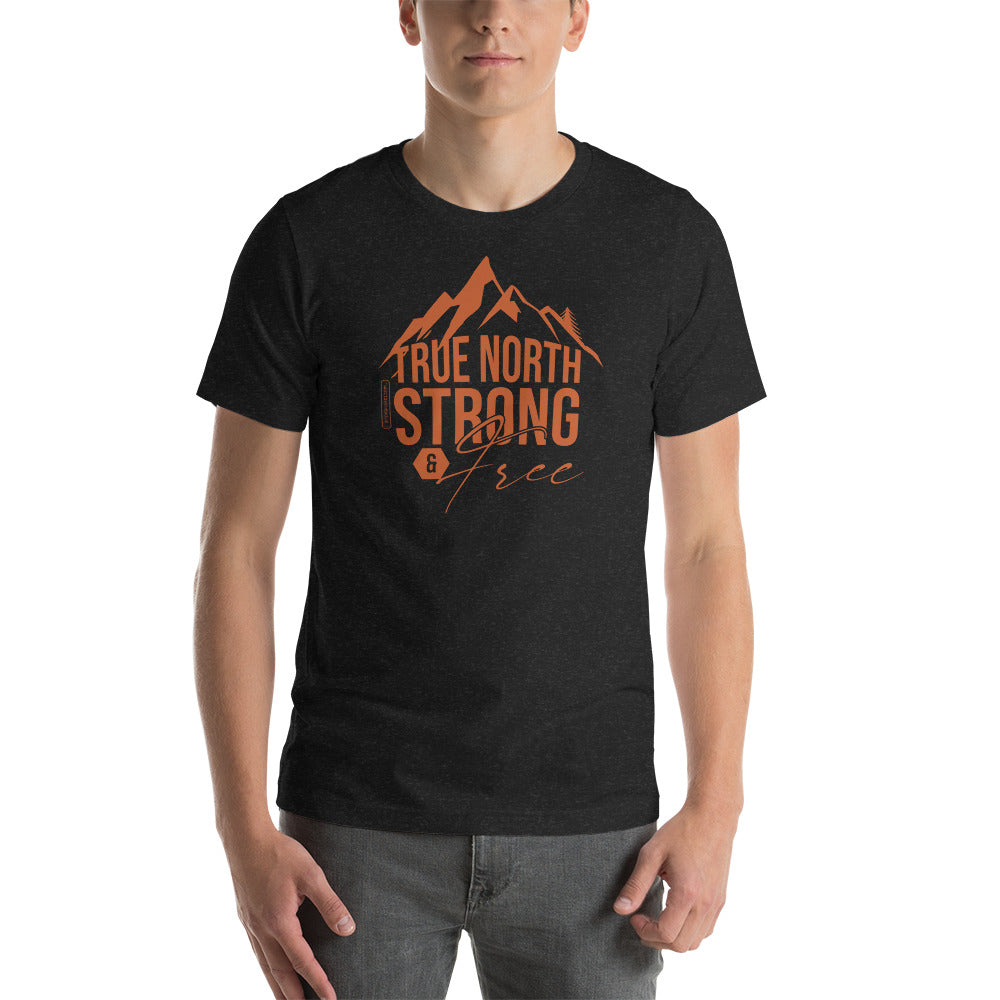 True north strong and free store t shirt